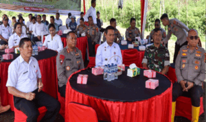 Bupati Humbahas Ikuti Penanaman Serentak Benih Jagung Dukung Ketahanan Pangan Nasional