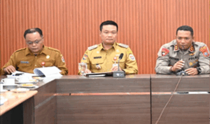 Bupati Humbahas Pimpin Rakor Pengawasan Keamanan Pangan Program Makan Bergizi Gratis