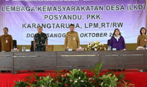 Bupati Humbang Hasundutan Buka Kegiatan Peningkatan Kapasitas Lembaga Kemasyarakatan Desa