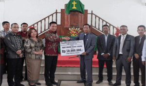 Bupati Humbang Hasundutan Hadiri Ibadah Bersama di Gereja HKBP Sihombu