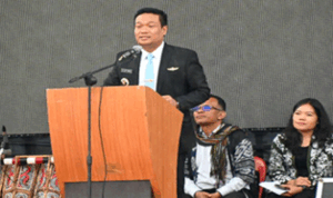 Bupati Humbang Hasundutan Hadiri Pesta Partangiangan PBMNBB ke-70