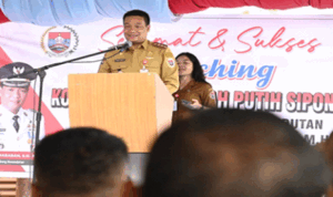 Bupati Humbang Hasundutan Resmikan Koperasi Desa Merah Putih Siponjot--